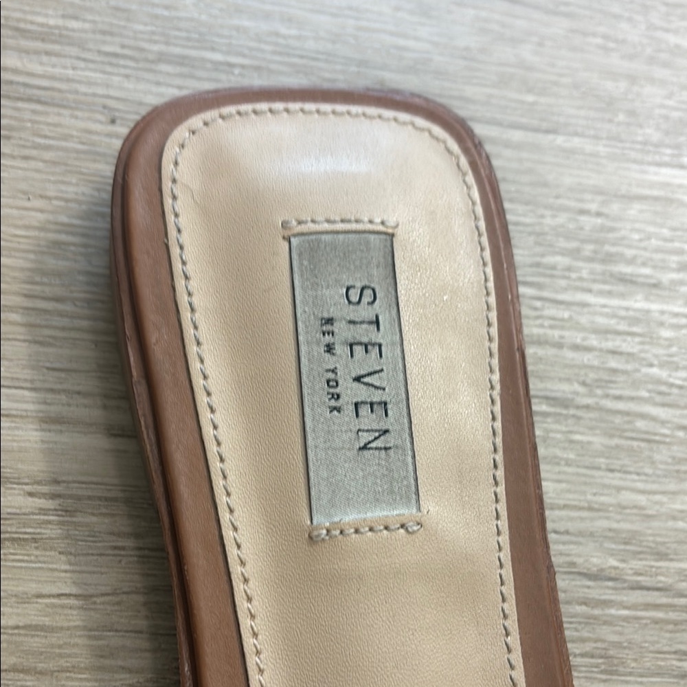 Steven New York Tan Slide Women’s sandals - Picture 3 of 4